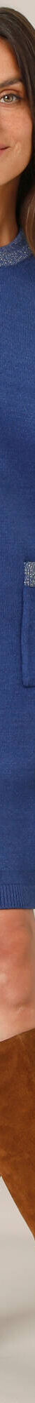 Trui met glanzende details, 2 zakken (blauw) Trui met glanzende details, 2 zakken (blauw)